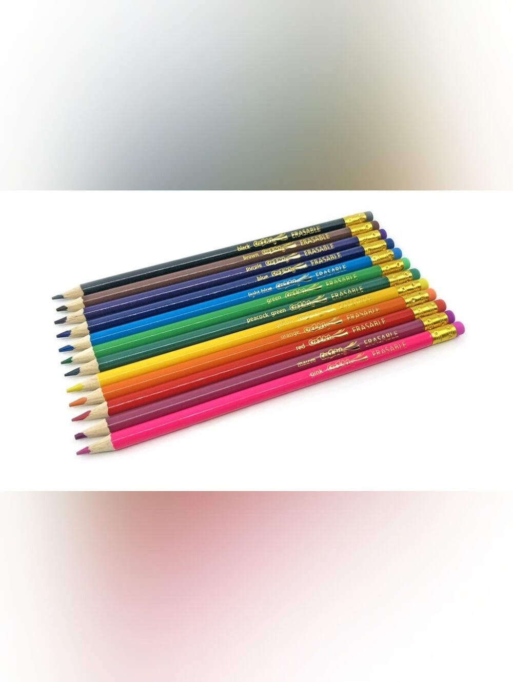 3 Cra-Z-Art Erasable Colored Pencils
